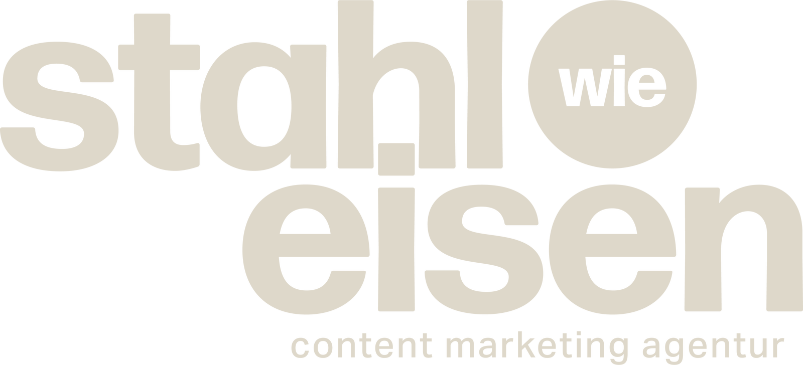 Stahl wie Eisen Content Marketing Agentur